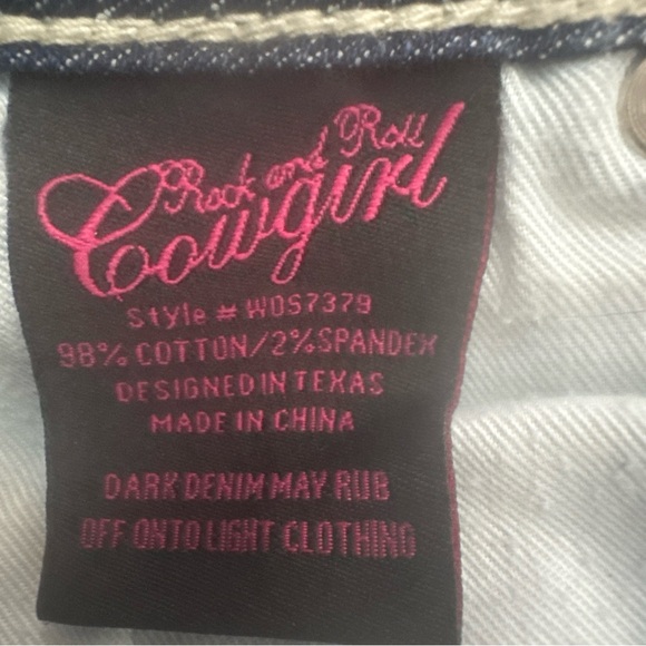 Rock & Roll Cowgirl Skinny Jeans Stars and Stripes - Picture 6 of 11